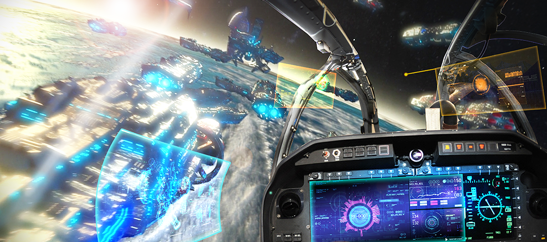 VR站立式飞行影院-绝密飞行